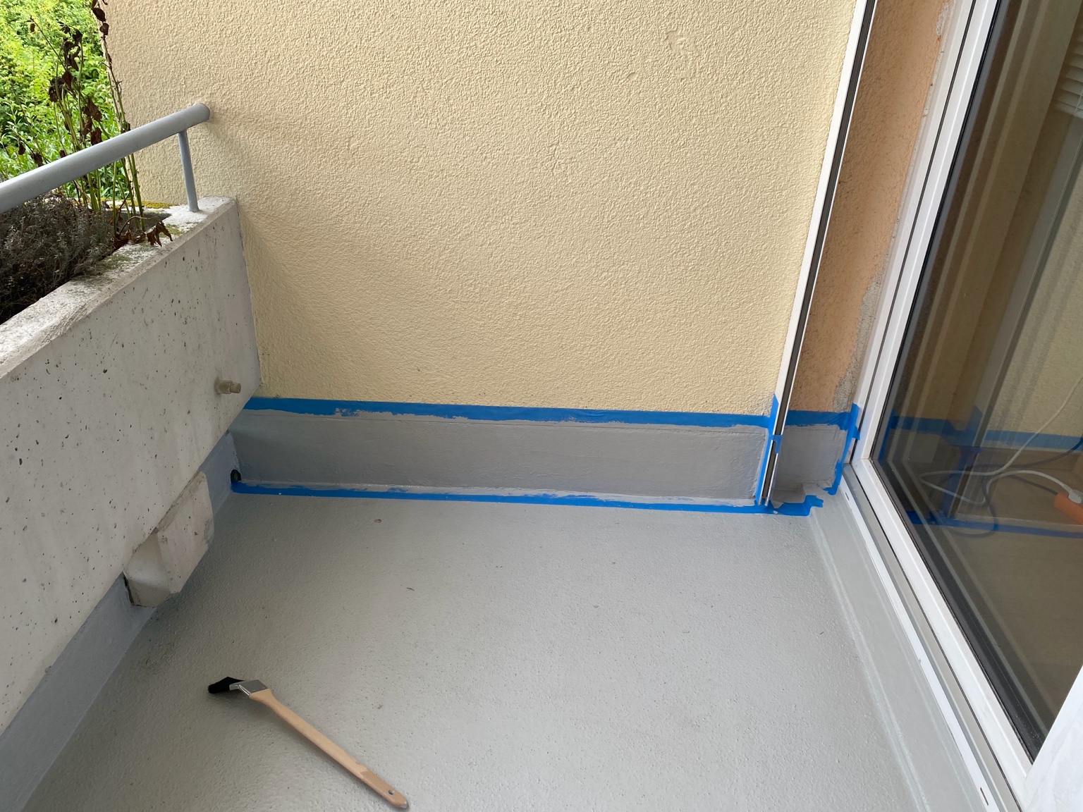 Hidroizolație balcon lucios